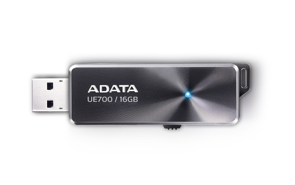 A-Data 16 Gt UE700 USB 3.0 -muistitikku, Musta