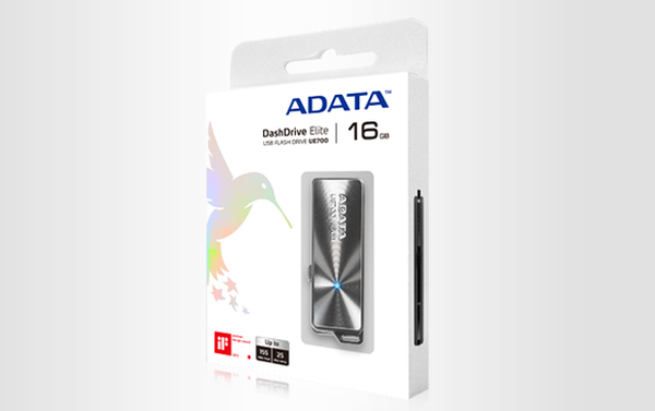 A-Data 16 Gt UE700 USB 3.0 -muistitikku, Musta