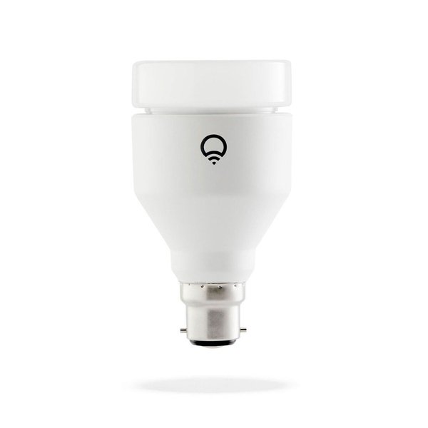 LIFX - LED-lamppu - muoto: A19 - B22 - 11 W (samanlainen 75 W) - luokka A+ - 16 miljoonaa v&auml;ri&auml; - 2500-9000 K - helmenvalkoinen