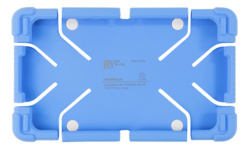 DELTACO Skal i silikon f&ouml;r 7-8" surfplattor, stativ, bl&aring;