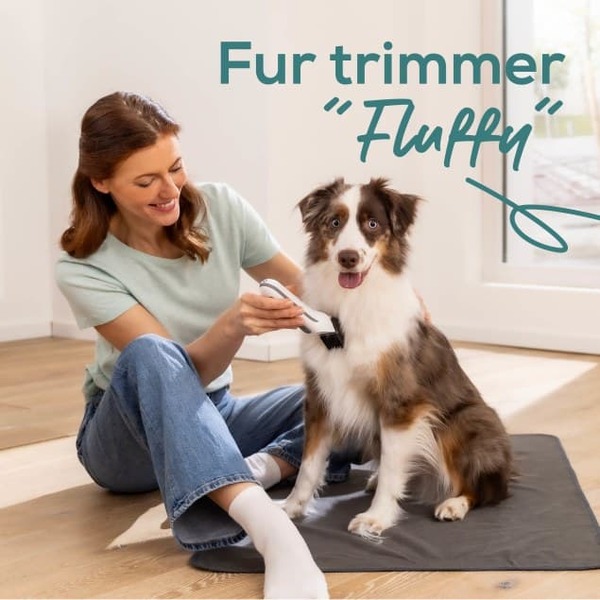 Beurer PP110 Fluffy -el&auml;inten trimmeri, valkoinen/sininen