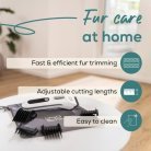 Beurer PP110 Fluffy Pet Clipper, White/Blue