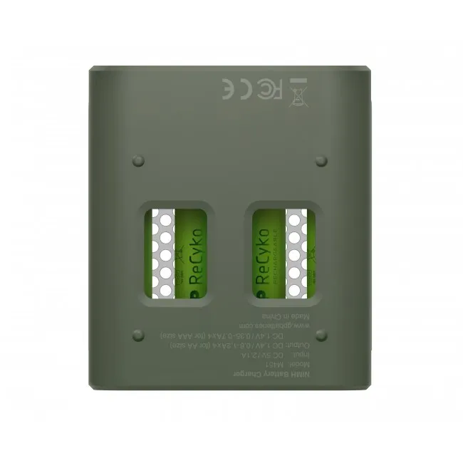 GP Speed Battery Charger 1-pack, includes 4 x AAA 950mAh Batteries