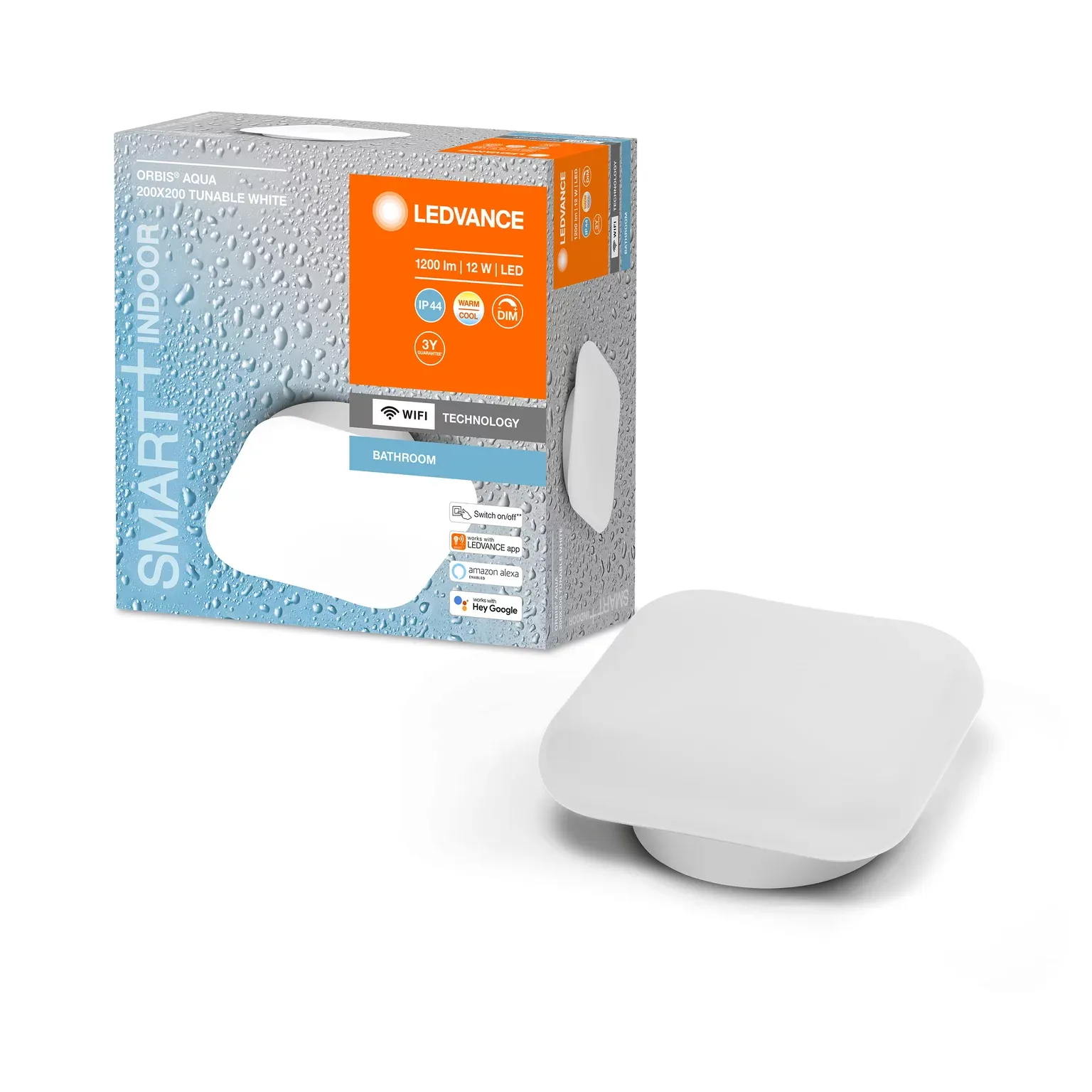 Ledvance SMART+ Wall Orbis Aqua 12W TW White IP44 WiFi - C