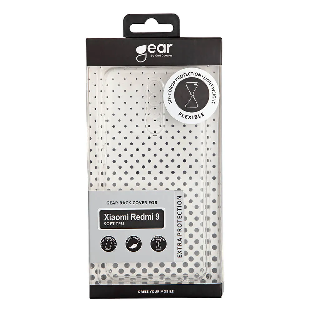 GEAR TPU, Redmi 9 - Case, Transparent