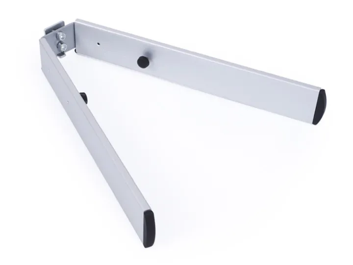 M Public Display Stand Frontshelf Silver