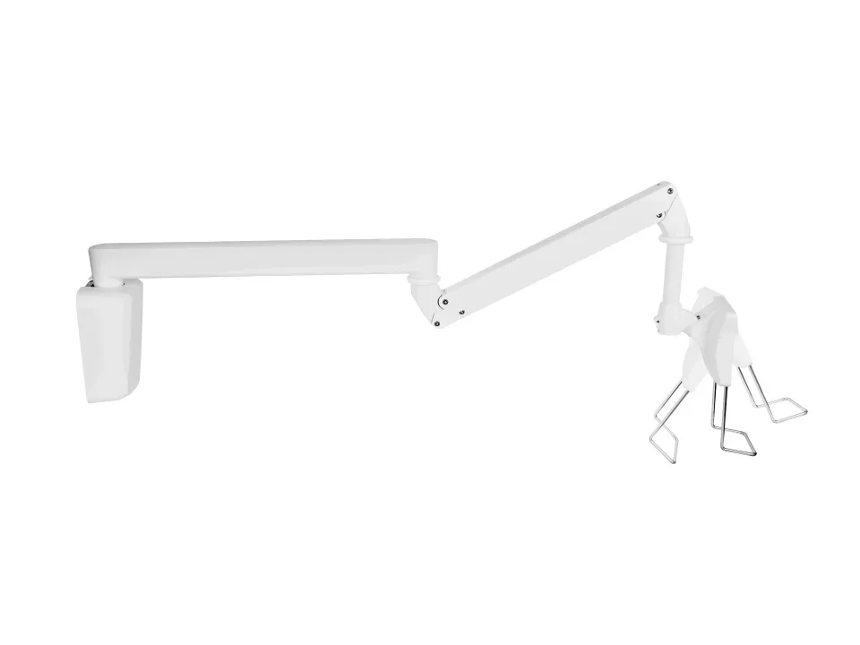 Multibrackets M VESA Full Motion Medical Arm Wall Mount, for 1 monitor, 15-27", full-motion, 3kg, White