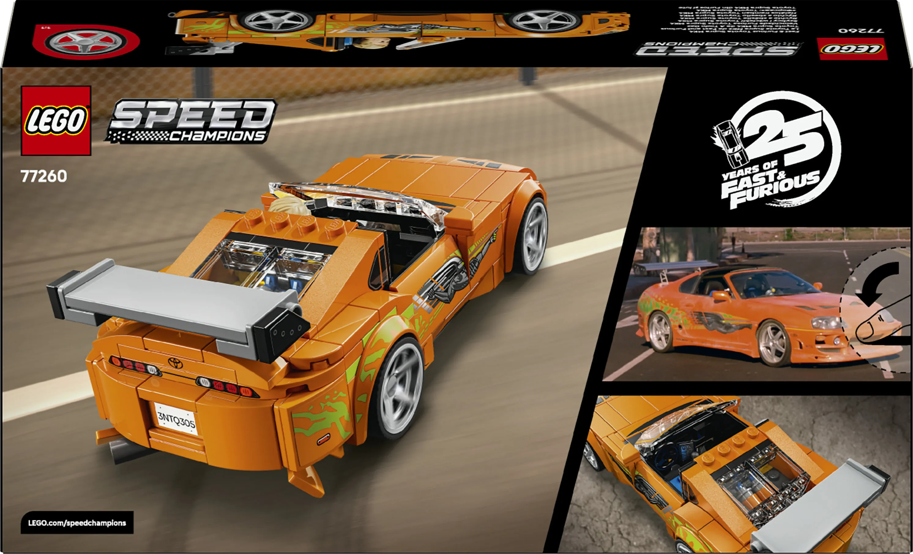 LEGO Speed Champions The Fast and The Furious Toyota Supra MK4 77260