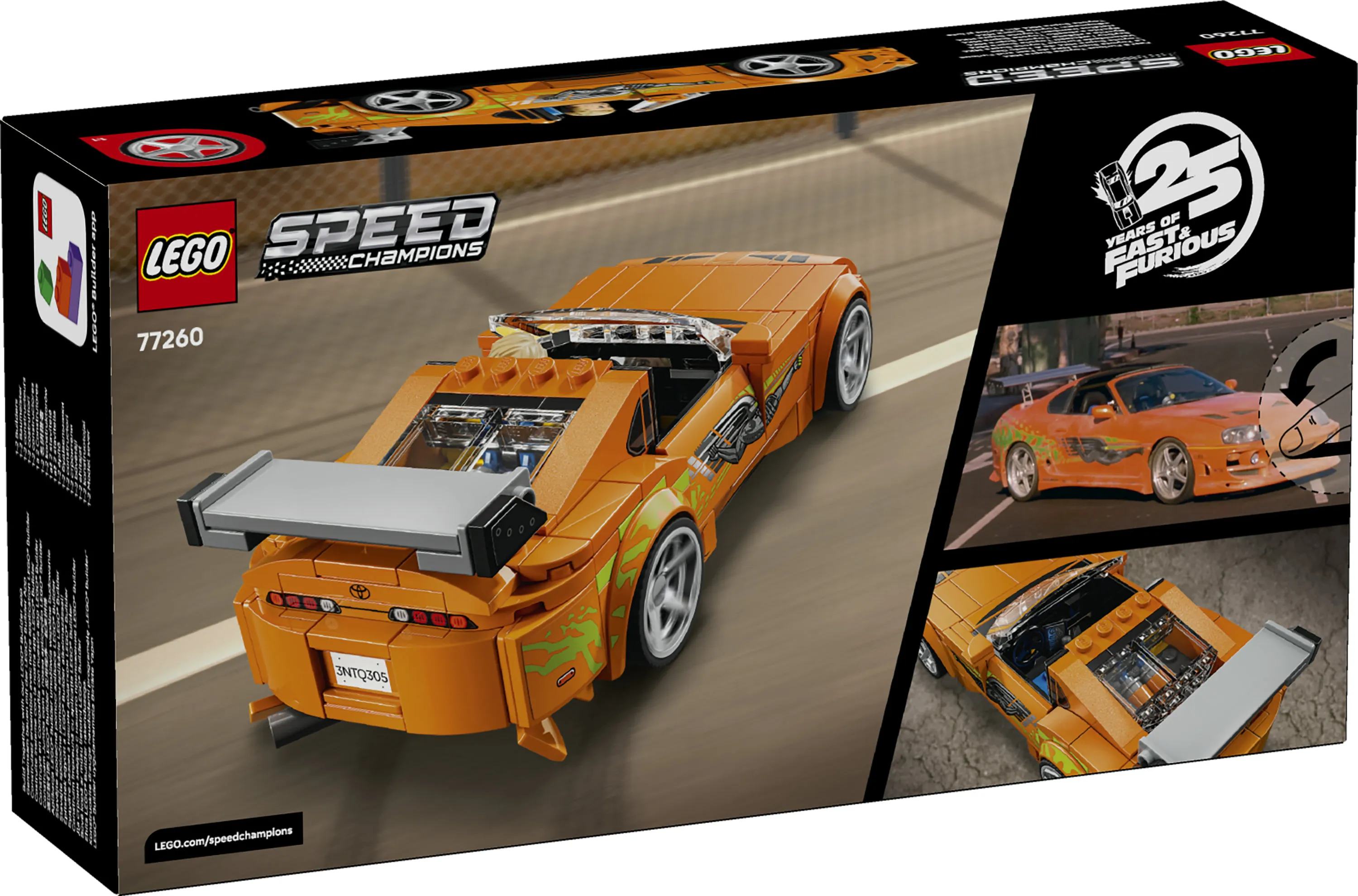 LEGO Speed Champions The Fast and The Furious Toyota Supra MK4 77260