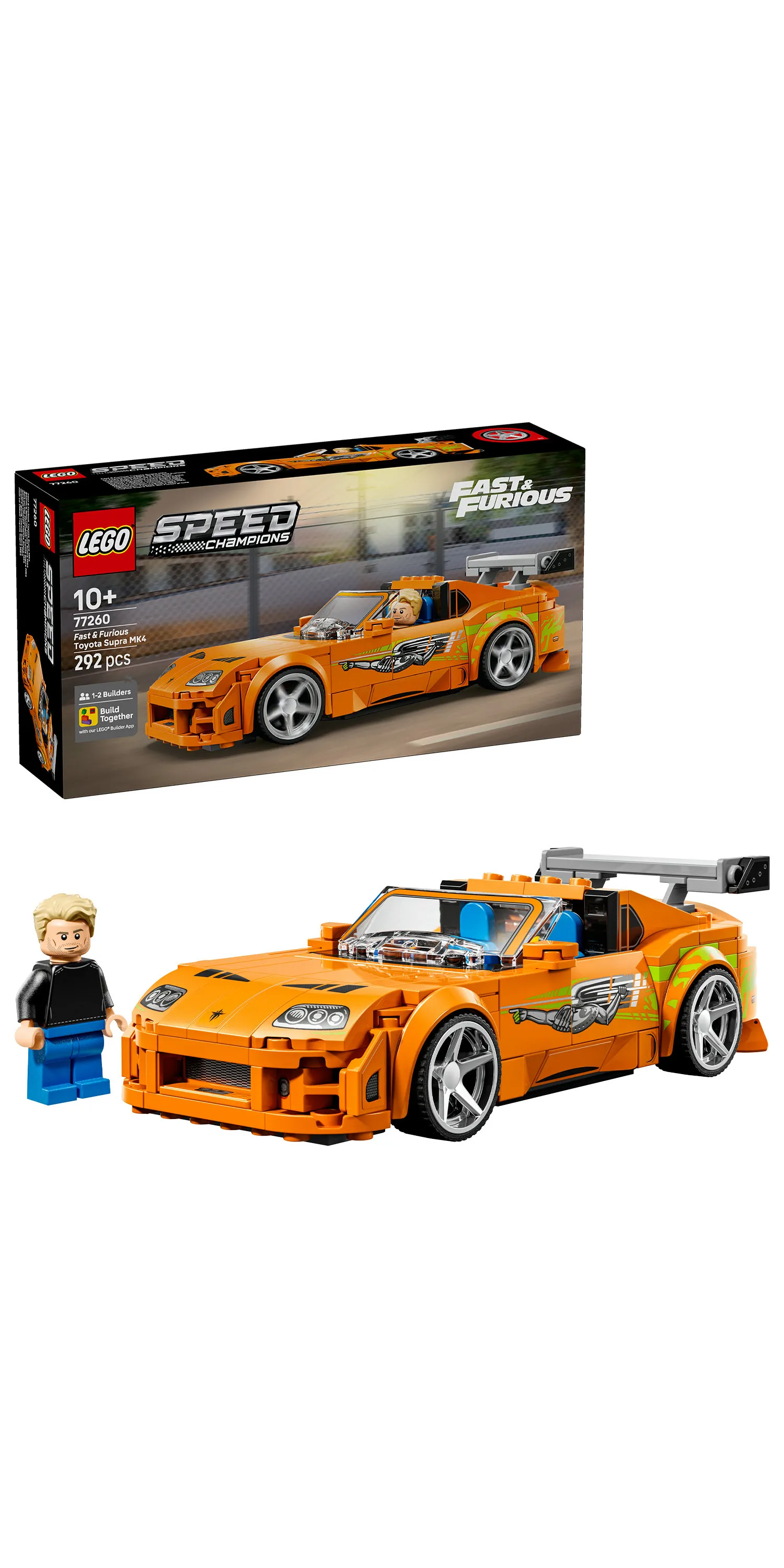 LEGO Speed Champions The Fast and The Furious Toyota Supra MK4 77260