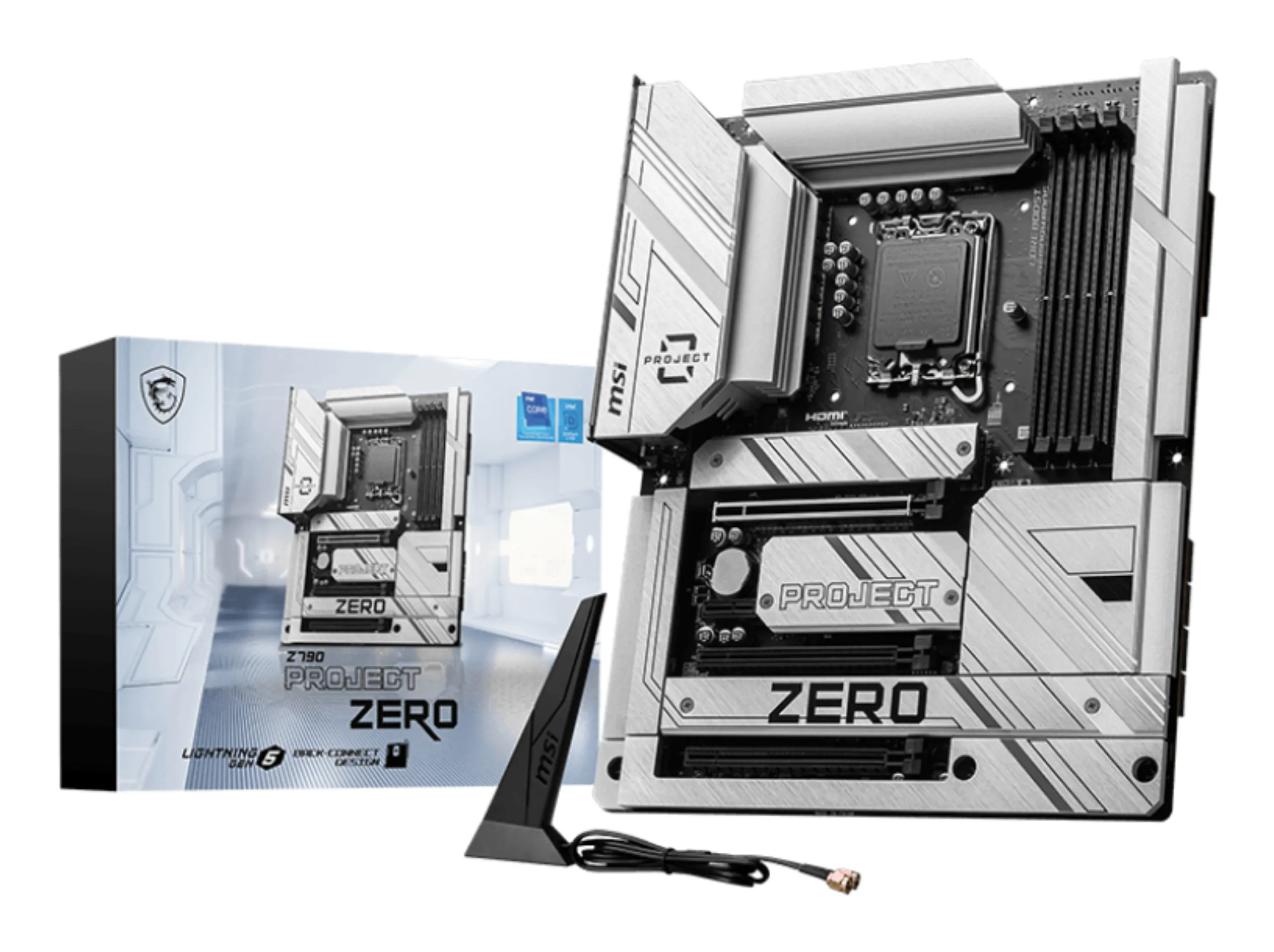 MSI Z790 PROJECT ZERO ATX LGA1700 sokkel Intel Z790
