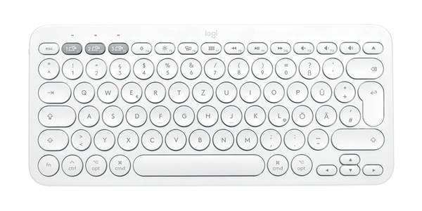 Logitech K380 Multi-Device for Mac -langaton n&auml;pp&auml;imist&ouml;, valkoinen