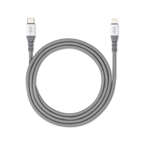 Epico Metal USB-A - Lightning - cable, 1.2m, Silver