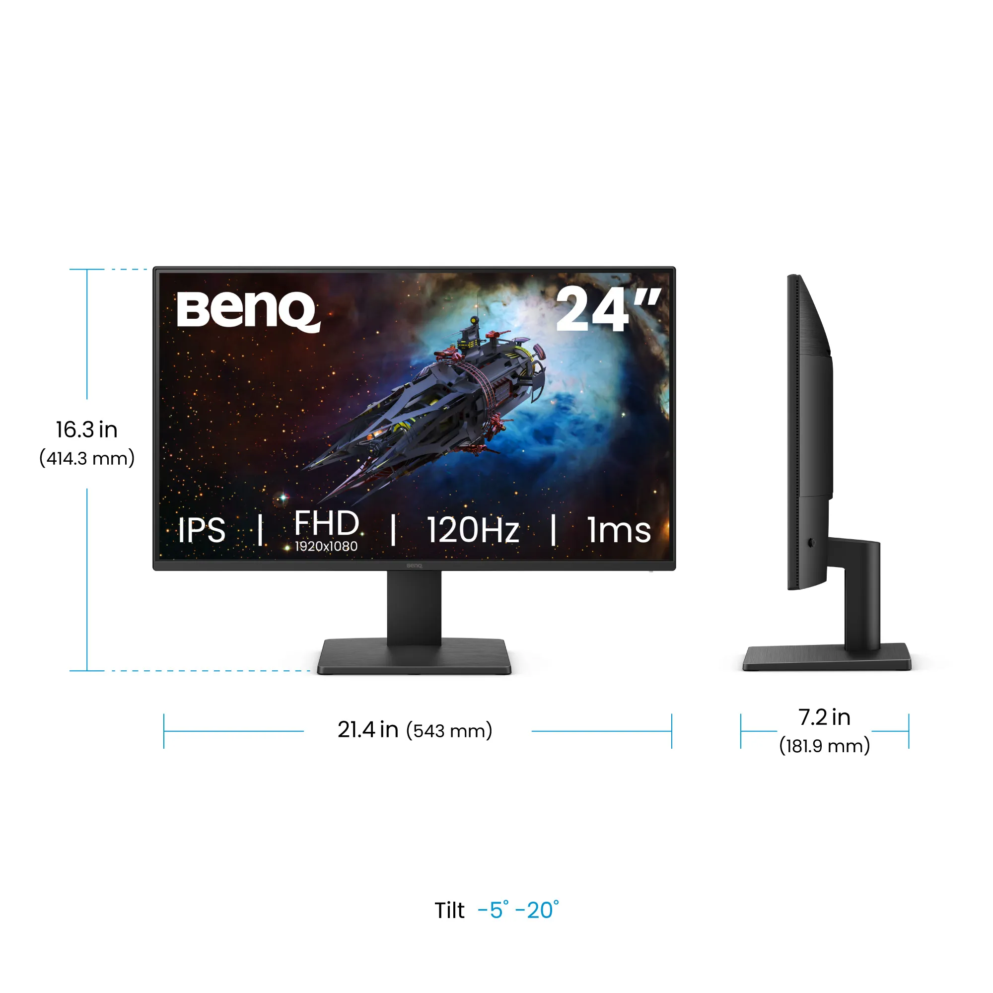 BENQ GW2491P 23.8" Full HD, IPS 120Hz -pelin&auml;ytt&ouml;
