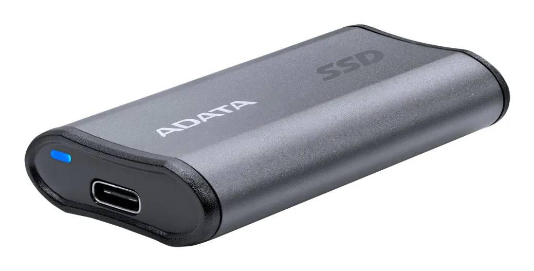 A-DATA SE880 2TB External SSD with USB 3.2 Gen 2x2 (USB-C), Portable, for console gaming, Gray