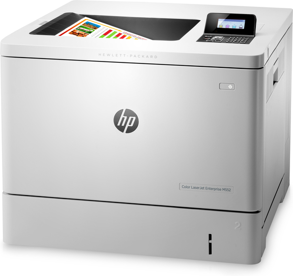 HP Color LaserJet Enterprise M552dn Duplex, LAN, A4 - f&auml;rglaserskrivare