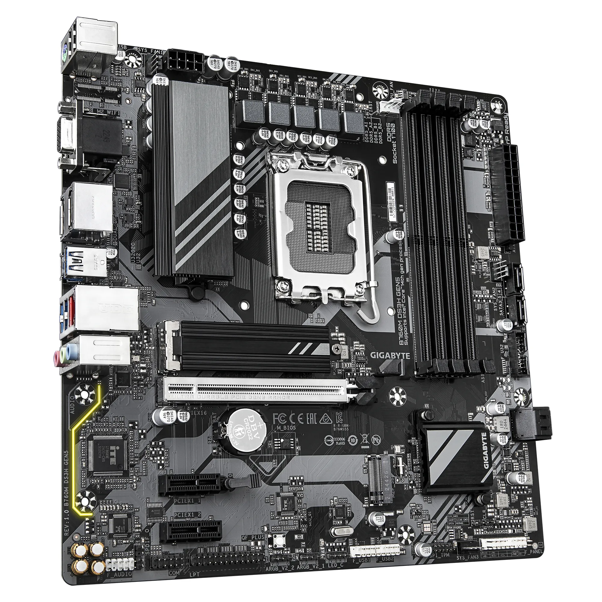 Gigabyte B760M DS3H Gen5 LGA1700 mATX - motherboard