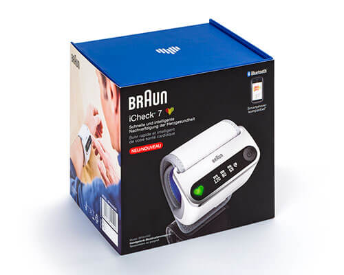 Braun iCheck® 7 - wrist blood pressure monitor 