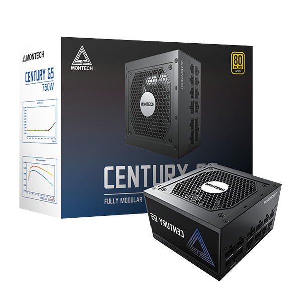 MONTECH Century G5 750W - n&auml;taggregat, 80 Plus Gold