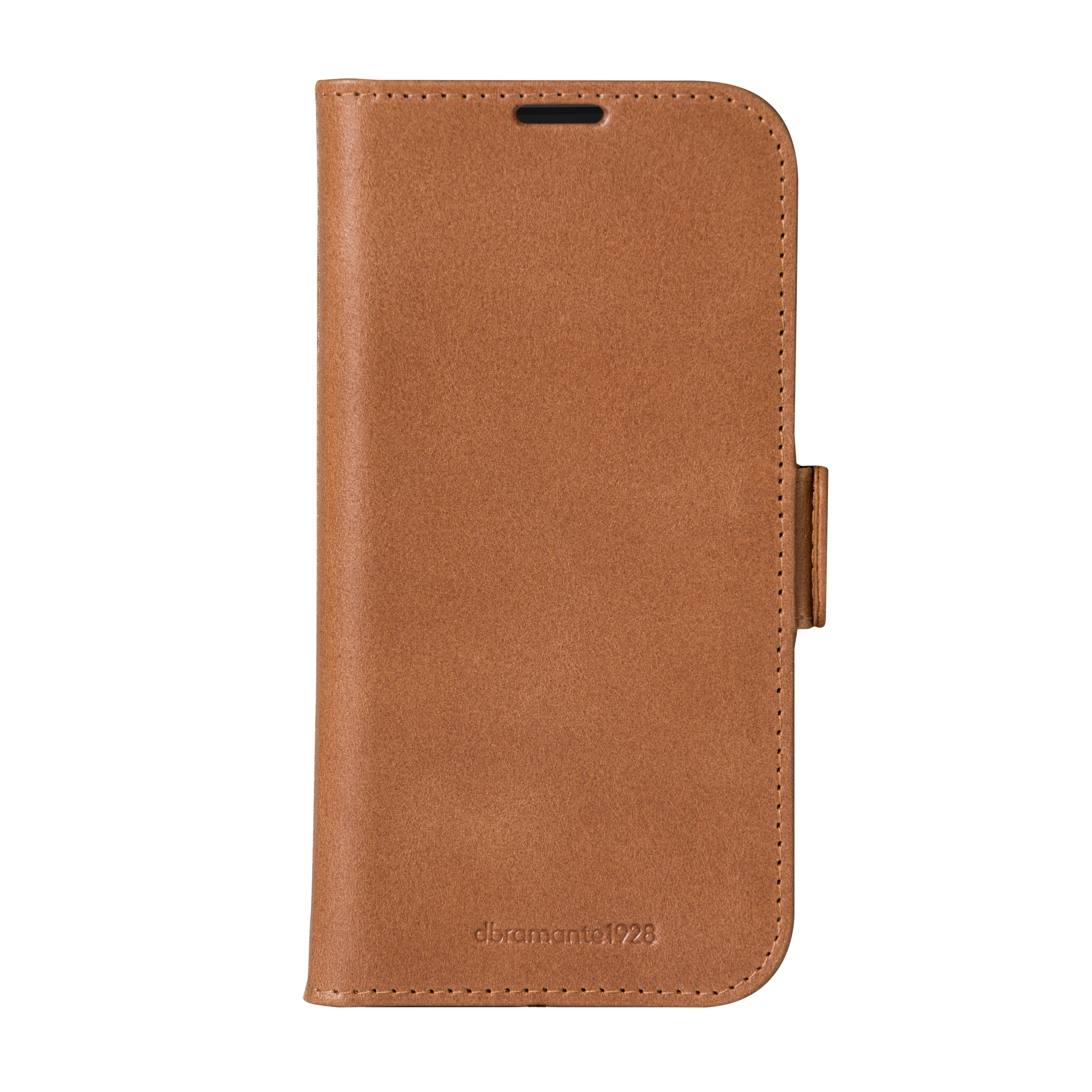 Dbramante1928 Copenhagen 3, iPhone 16 - Folio Case, Tan
