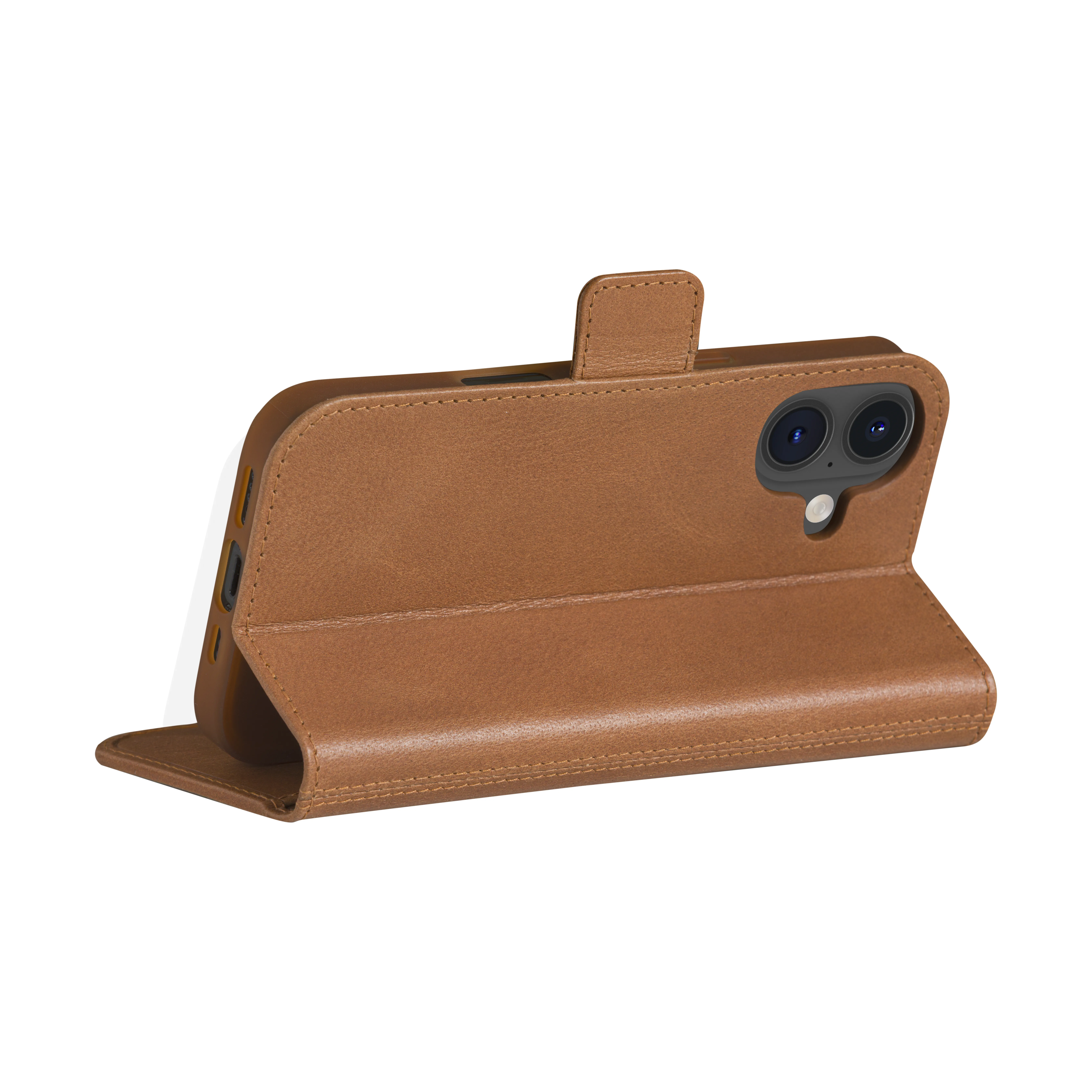Dbramante1928 Copenhagen 3, iPhone 16 - Folio Case, Tan