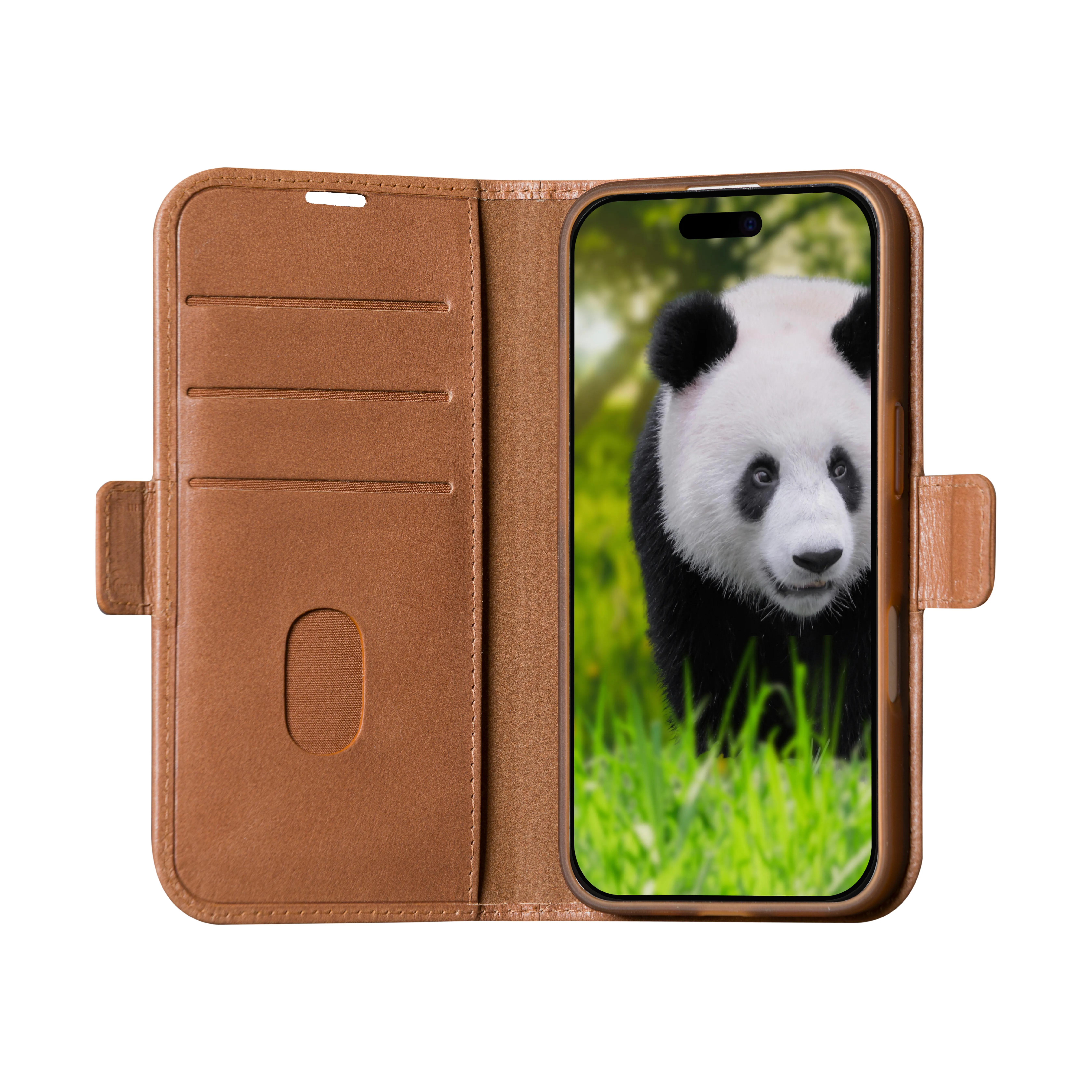 Dbramante1928 Copenhagen 3, iPhone 16 - Folio Case, Tan