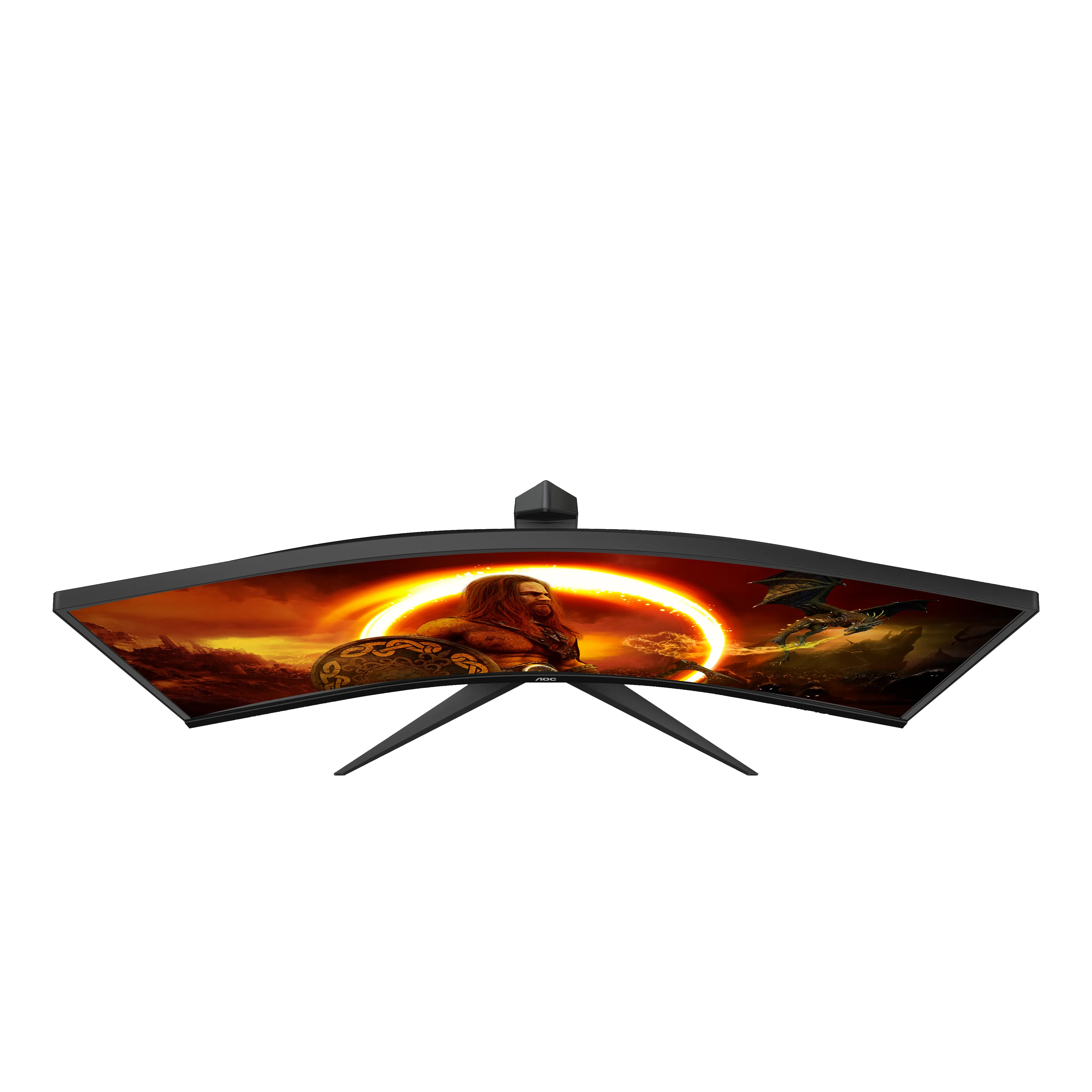 AOC 34&quot; CU34G2X/BK, UWQHD, 1ms, 144 Hz, FreeSync, VA - curved spelsk&auml;rm