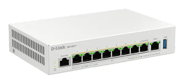 D-Link DBR-600-P/E PoE - Yritysreititin, Valkoinen