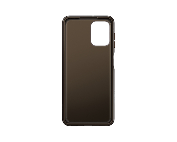 Samsung Soft Clear Cover, Galaxy A22 4G -suojakuori, Musta