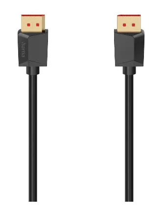 Hama DisplayPort 2.1 kabel, med 8K, 240 Hz, 2 m, svart