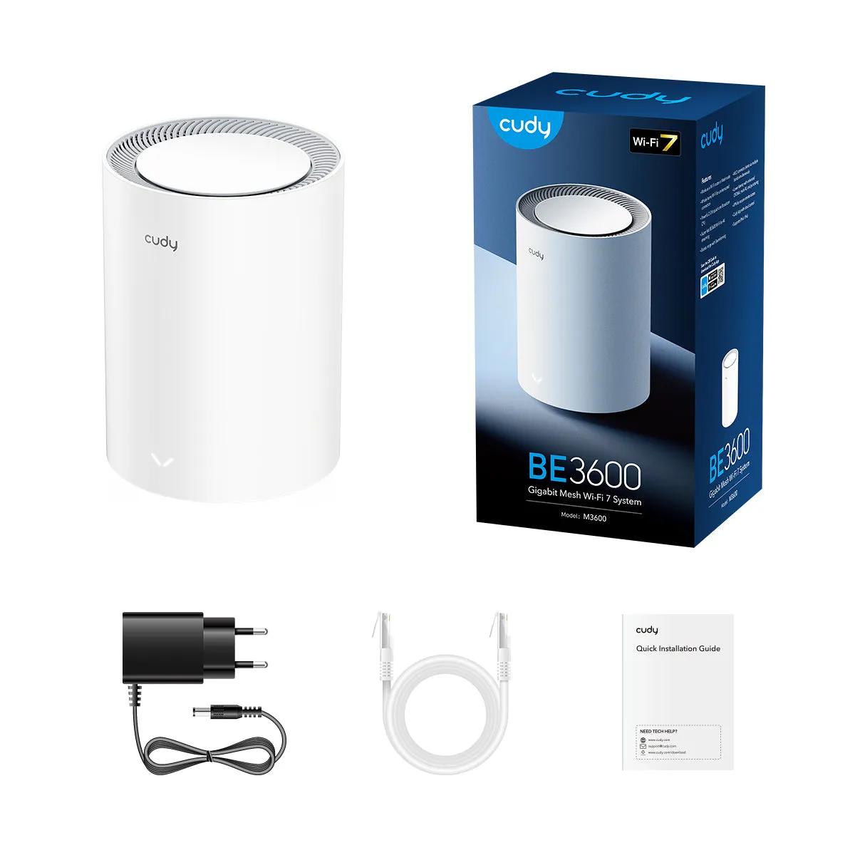 CUDY Mesh Solution M3600 (1-pack) WF7 BE3600
