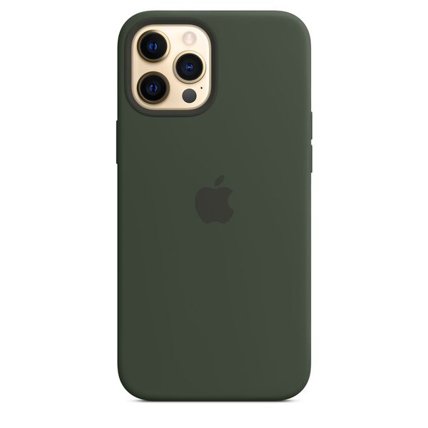 Apple iPhone 12 Pro Max, MagSafe - silicone case, Cyprus Green