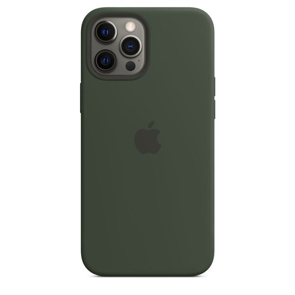 Apple iPhone 12 Pro Max, MagSafe - silicone case, Cyprus Green