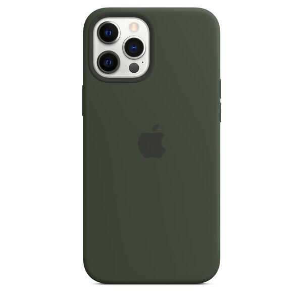 Apple iPhone 12 Pro Max, MagSafe - silicone case, Cyprus Green