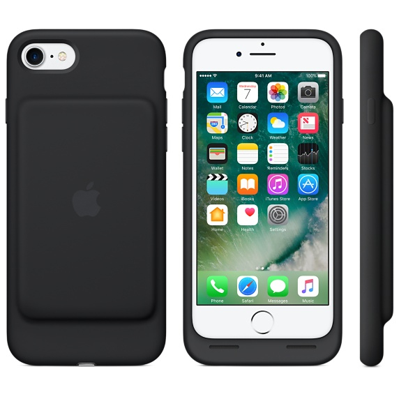 Apple iPhone 7/8/SE Smart Battery Case, Black
