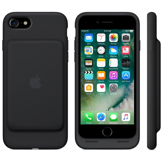 Apple iPhone 7/8/SE Smart Battery Case, Black