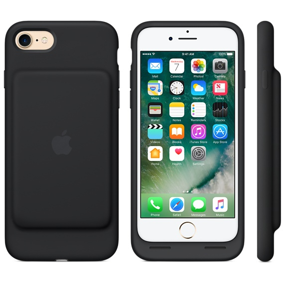 Apple iPhone 7/8/SE Smart Battery Case, Black