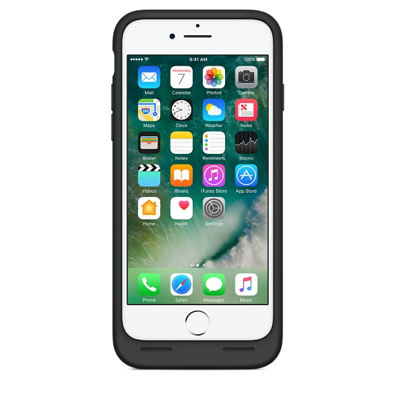 Apple iPhone 7/8/SE Smart Battery Case, Black