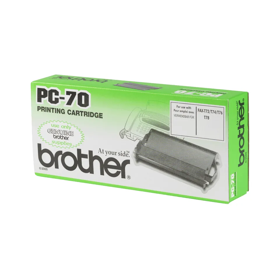 Brother PC70 f&auml;rgband, svart