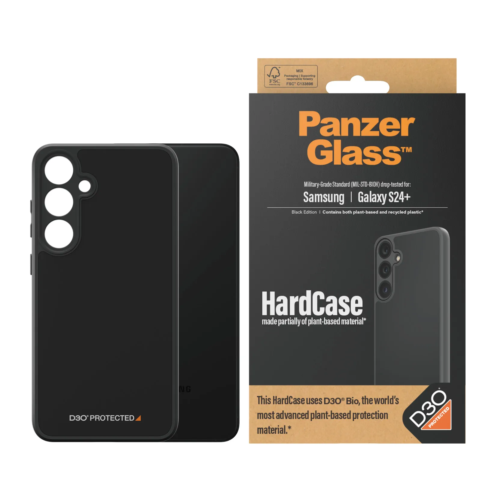 PanzerGlass Hardcase Galaxy S24 Plus - Case, Black
