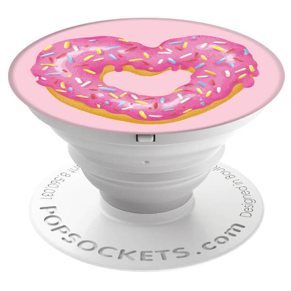 POPSOCKETS Strawberry Heart Donut Pidike/Jalusta