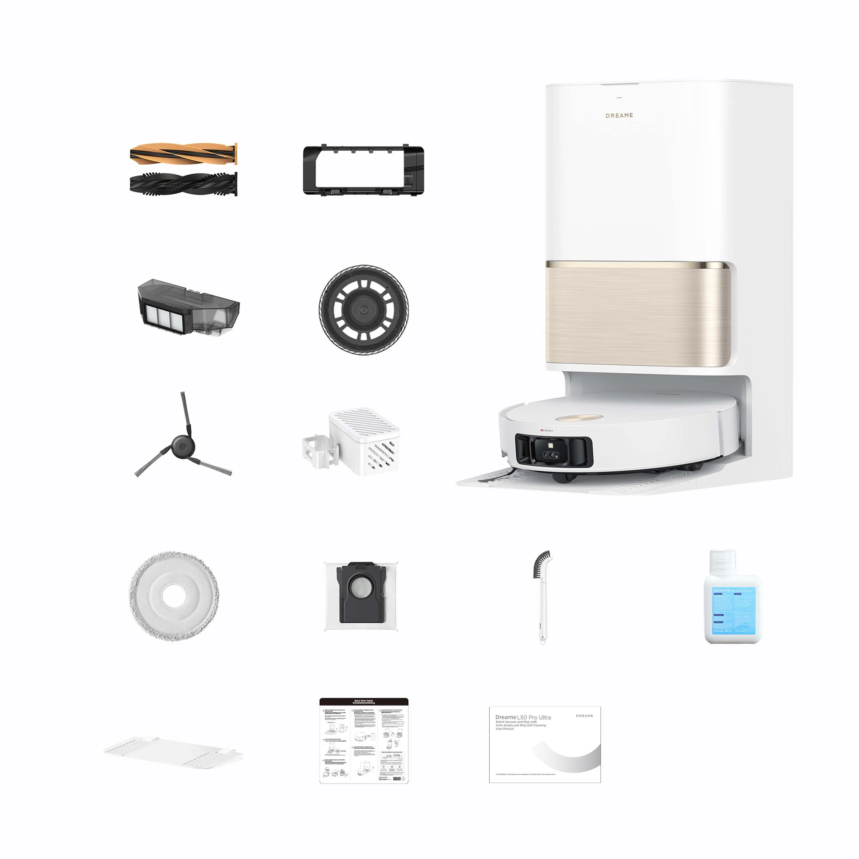 Xiaomi Dreame L50 Pro Ultra Robot vacuum cleaner, White