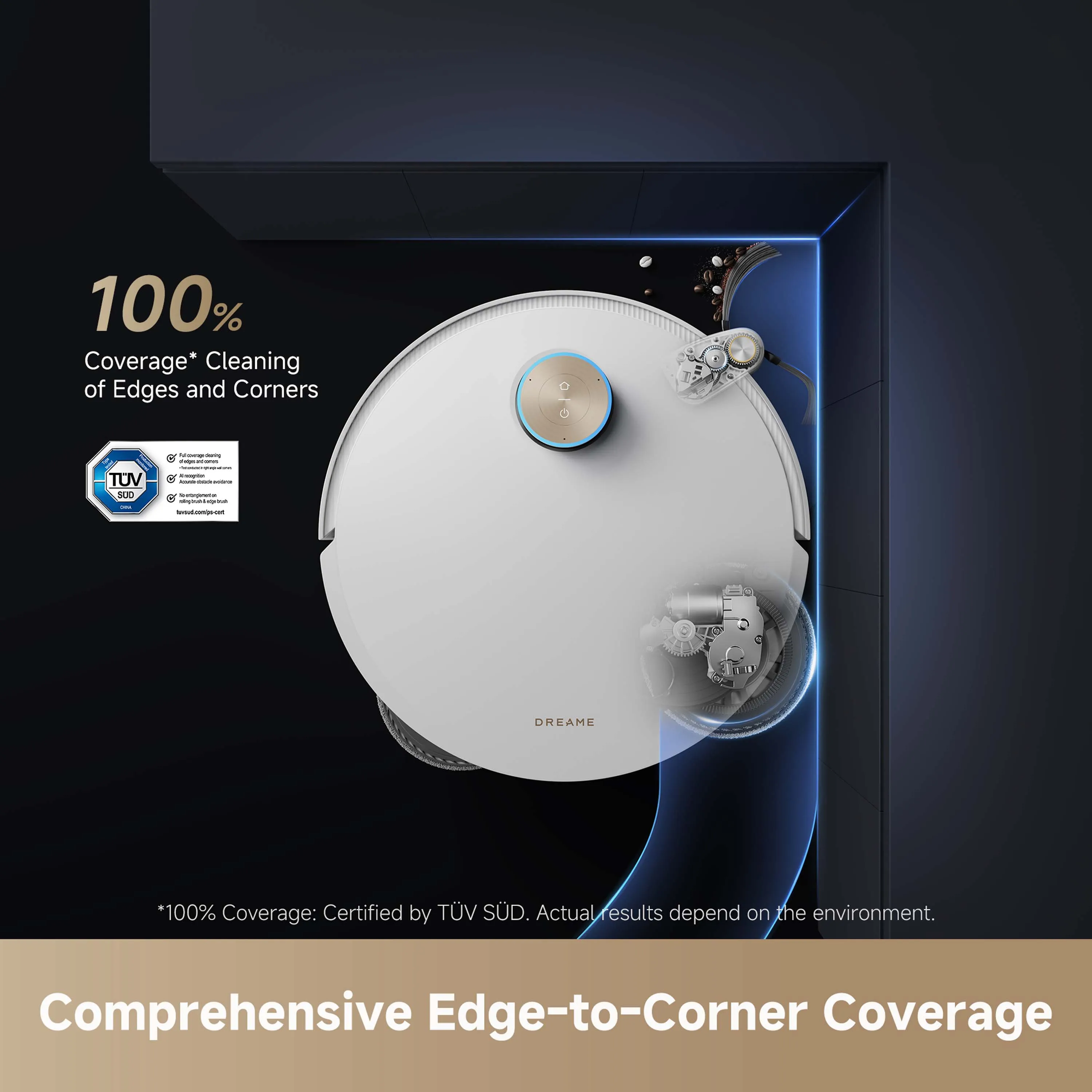 Xiaomi Dreame L50 Pro Ultra Robot vacuum cleaner, White