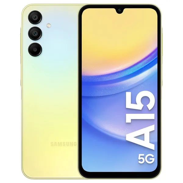 Samsung Galaxy A15 5G 128GB Android - mobile phone, Yellow