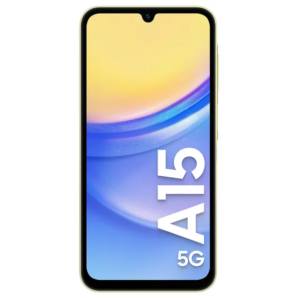 Samsung Galaxy A15 5G 128GB Android - mobile phone, Yellow