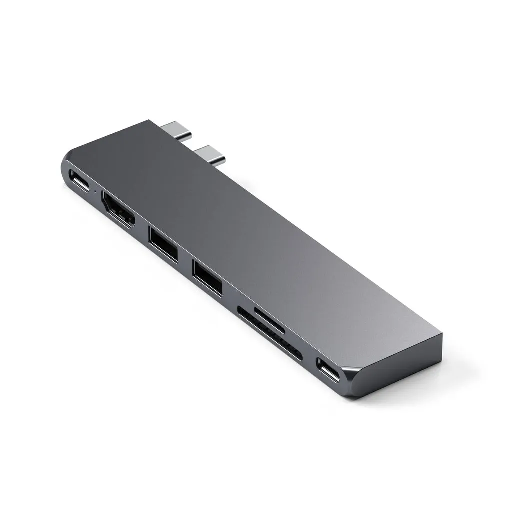 Satechi USB-C Pro Hub Slim - adapter, Space Grey
