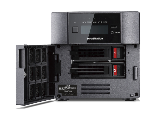 BUFFALO TeraStation 5210DF NAS SSD 512GB 2x256GB 2x1GbE, 1x10Gb RAID 0/1