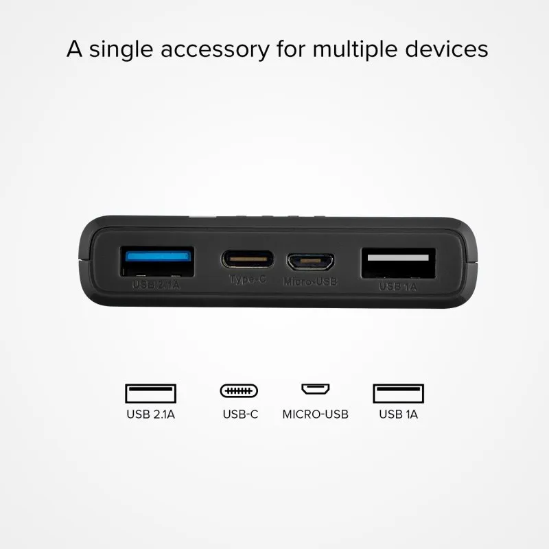 SBS TTBB10000FASTK 10000 mAh - powerbank, Black