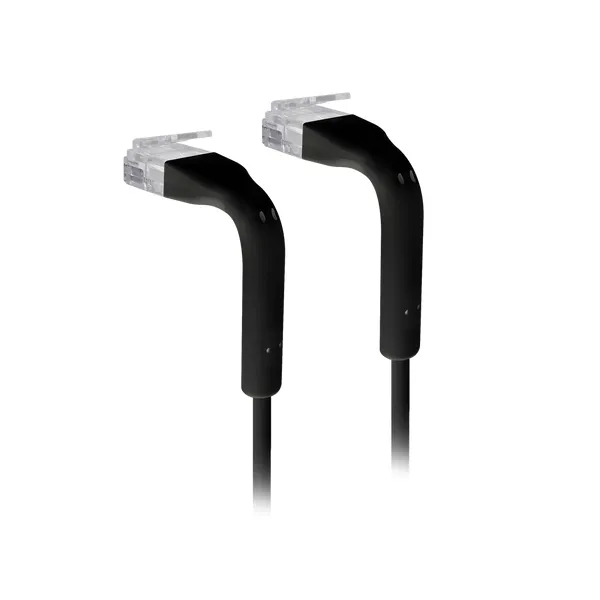 Ubiquiti UniFi Ethernet Patch Cable Bendable booted RJ45 0.1m Black 50-pack