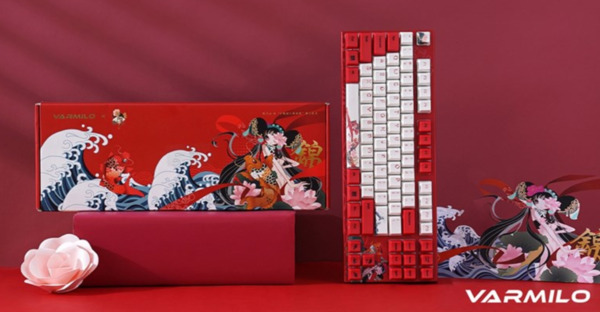 Varmilo VA88M Koi TKL/White LED/MX Silent Red